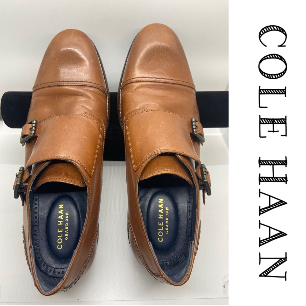Cole Haan-JOHNSON DOUBLE MONK strap~Men’s size 8.5~EUC